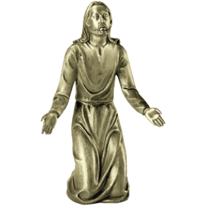 Statue of Jesus on his knees 1560 height 44 cm